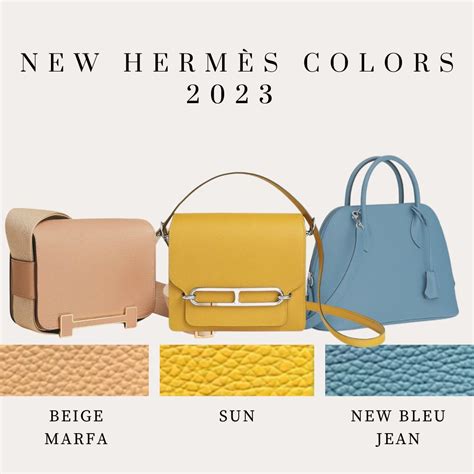 top hermes colors|hermes color chart.